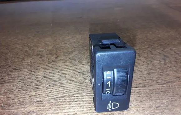 Peugeot 407 Headlight level height control switch 96384422