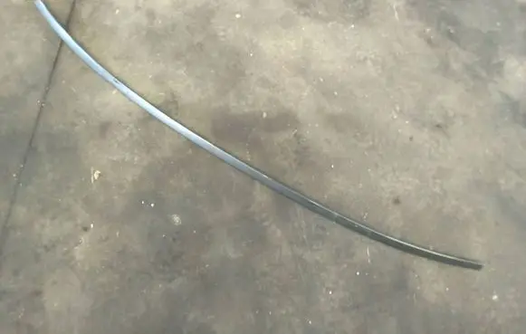 Peugeot 607 Roof trim bar molding cover 9632832977
