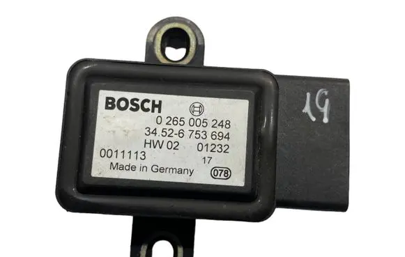 BMW X5 E53 ESP acceleration yaw rate sensor 6753694 34526753694 0265005248