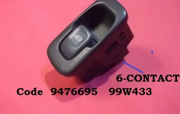 Volvo S80 Electric window control switch 9476695 99W433