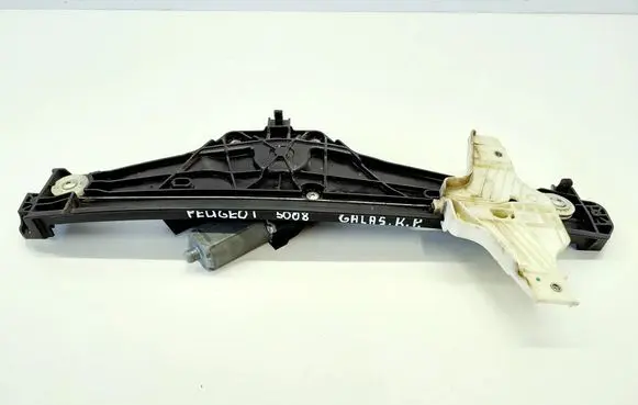 Peugeot 5008 II Rear door window regulator with motor 9812643180