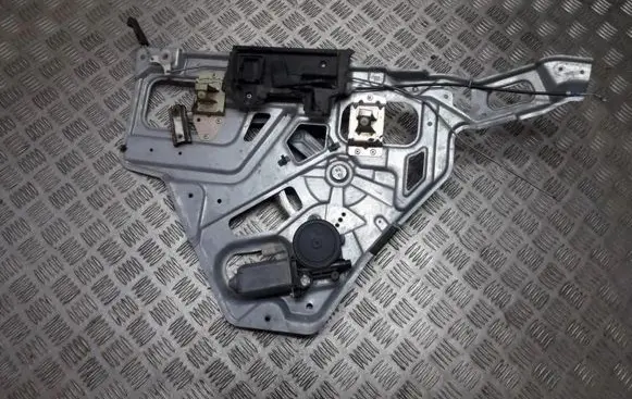 Sliding door window regulator with motor