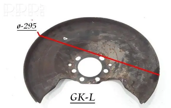Opel Zafira A Rear brake disc plate dust cover 442020EGT