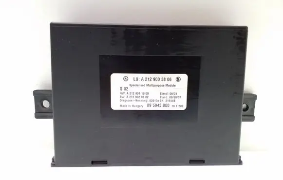 Mercedes-Benz E W212 Other control units/modules A2129003806 A2129011000 A2129029702