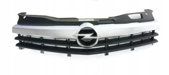 Opel Astra H Front bumper upper radiator grill 13108460