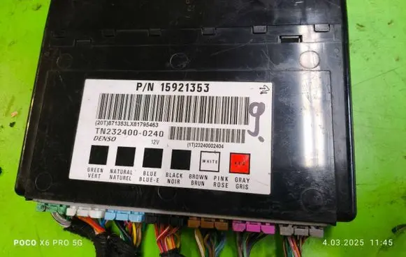 Chevrolet Captiva Other control units/modules 15921353 TN2324000240 23240002404