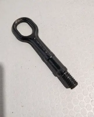 Towing hook eye