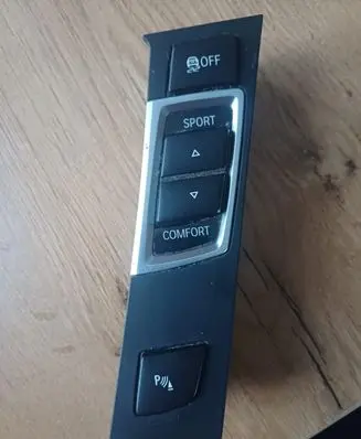 BMW 5 F10 F11 Suspension ride height/mode switch 9197918