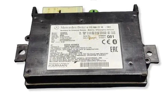 Mercedes-Benz GL X166 Bluetooth control unit module A2139002210 A2139019503 A2139022106