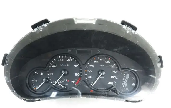 Peugeot 206 Speedometer (instrument cluster) 9634961380