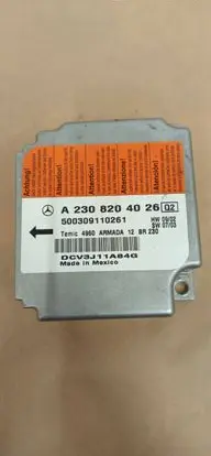 Mercedes-Benz SL R230 Airbag control unit/module A2308204026 500309110261 DCV3J11A84G