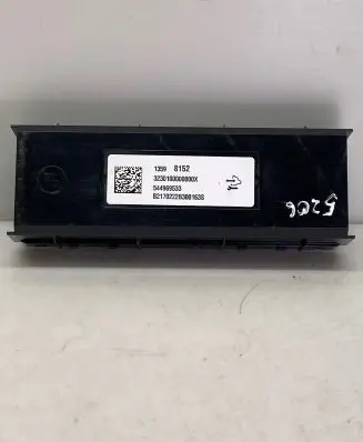 Opel Astra K Air conditioning/heating control unit 13598152 544969533 3230100000000X