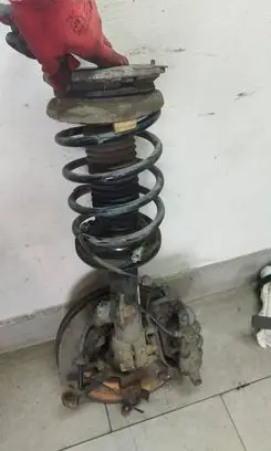 Peugeot 607 Front shock absorber with coil spring 71C3