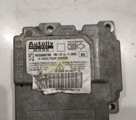 Peugeot 407 Airbag control unit/module 603602600 9655880780