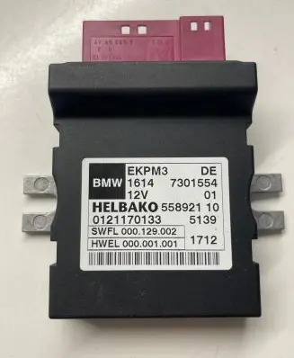 BMW 6 F06 Gran coupe Fuel injection pump control unit/module 7301554 55892110 0121170133