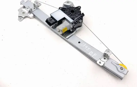 Front door window regulator with motor