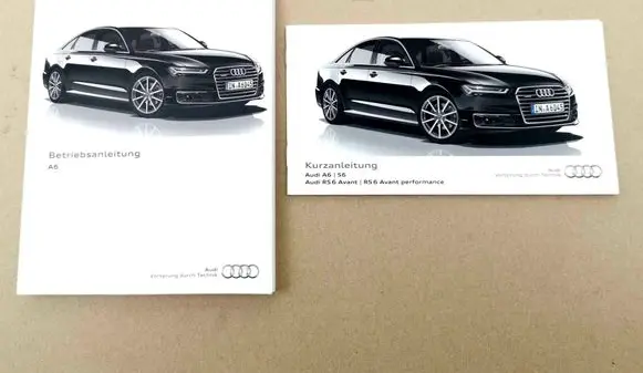 Audi A6 S6 C4 4A Owners service history hand book 4G0012705AB