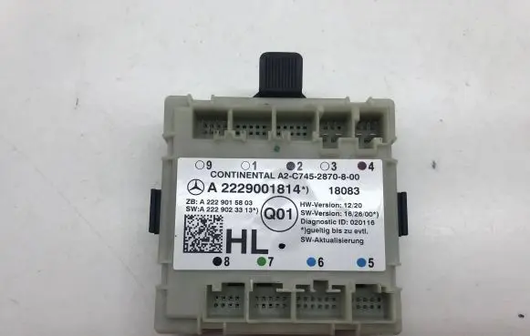 Mercedes-Benz S W222 Door control unit/module A2229001814 A2229015803