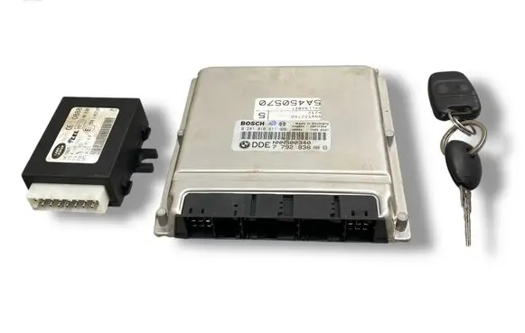 Land Rover Freelander Engine ECU kit and lock set 0281010811 7792938 NNN500340