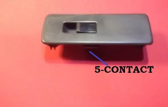 Electric window control switch