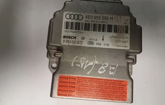 Audi A8 S8 D3 4E Airbag control unit/module 4E0959655H 4E0910655D