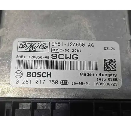 Ford Focus Engine control unit/module 9M5112A650AG 0281017750