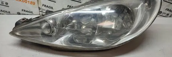 Peugeot 206 Headlight/headlamp 9628666880 89001771 6204