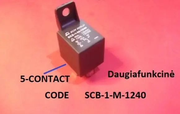 Volvo V50 Other relay SCB1M1240