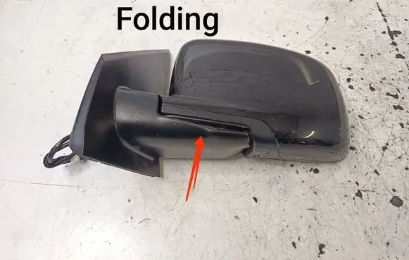 Front door electric wing mirror