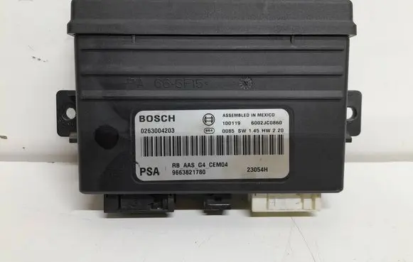 Citroen C4 Grand Picasso Parking PDC control unit/module 9663821780
