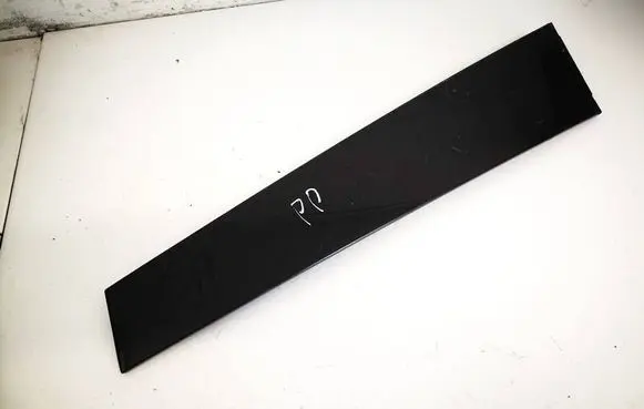 Front door glass trim molding
