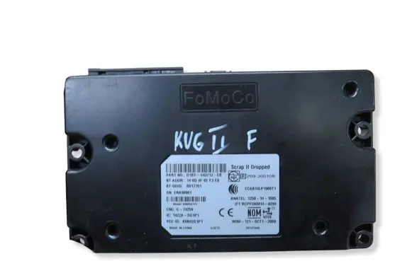 Ford Kuga II Bluetooth control unit module D1BT14D212EB B017701 209J00106