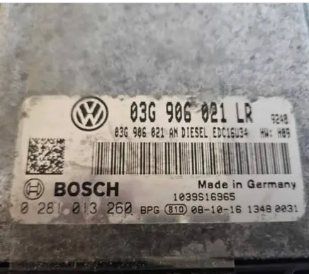 Skoda Superb B6 (3T) Engine control unit/module 03G906021AN 0281013260 03G906021LR