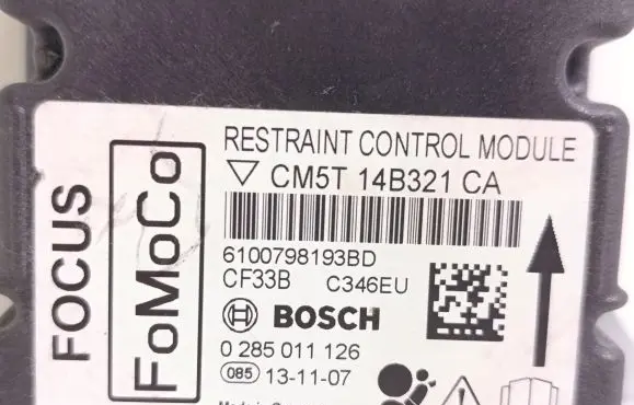 Ford Focus Airbag control unit/module 0285011126 6100798193BD CM5T14B321CA