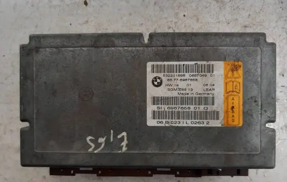 BMW 7 E65 E66 Airbag control unit/module 6967658 06B0231L02632