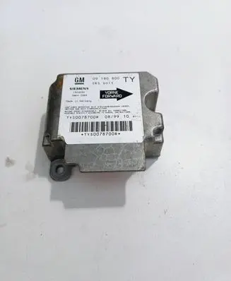 Opel Zafira A Airbag control unit/module 09180800 1923594
