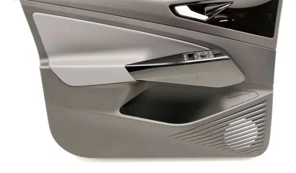 Front door card panel trim