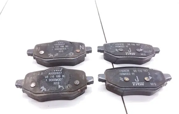 Opel Mokka X Brake pads (rear) 9811618680 98116187
