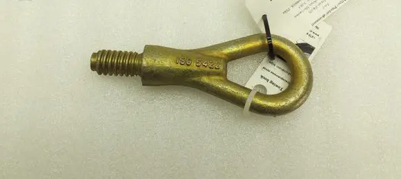 Towing hook eye