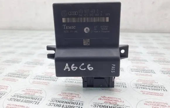 Audi A6 S6 C6 4F Gateway control module 4F0907468D 160506 4F0910468A