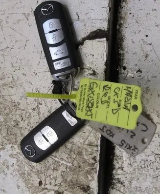 Mazda CX-5 Ignition key/card 1111