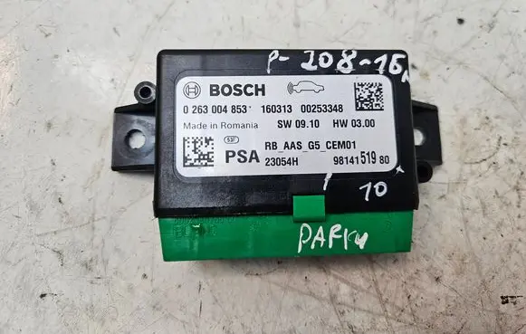 Peugeot 208 Parking PDC control unit/module 9814151980