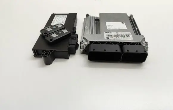 BMW 5 E60 E61 Engine ECU kit and lock set 7810980 0281015241 DDE7810980
