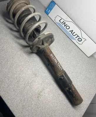 Front shock absorber with coil spring