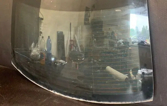 Mercedes-Benz C W204 Rear windscreen/windshield window 43R001583 E000201