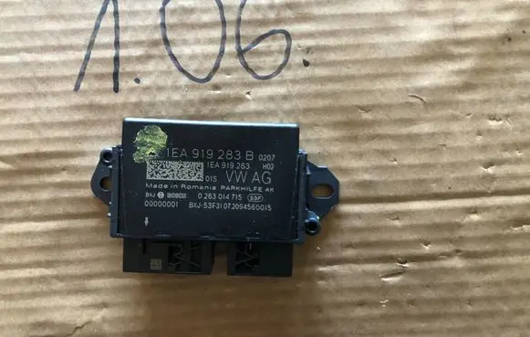 Volkswagen ID.3 Parking PDC control unit/module 1EA919283B 0263014715 1EA919283