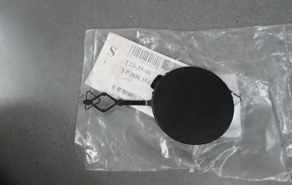 Opel Grandland X Rear bumper row hook cap/cover YP00035480 1800240X YP00035477