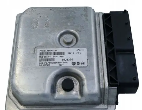 Fiat Panda II Engine control unit/module 55263701 MJD8F3P8