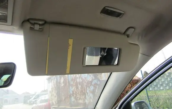 Volkswagen Polo IV 9N3 Sun visor 