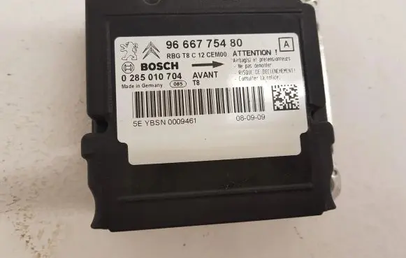 Peugeot 3008 I Airbag control unit/module 9666775480